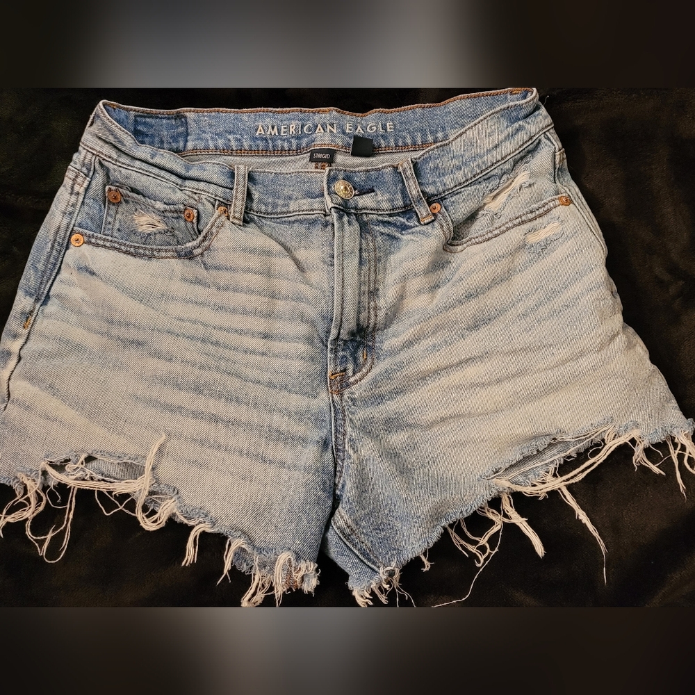American Eagle Outfitters Women's Blue Denim Shorts